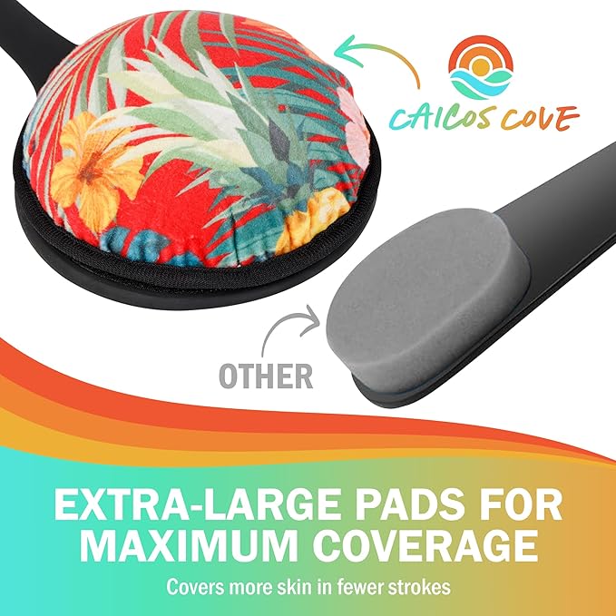Self Tanner Applicator, includes Exfoliating Pad & Extra Soft Tanner Pad