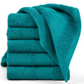 Cleanbear Wash Cloths Turquoise Washcloths for Body - Cotton, 13” x 13”
