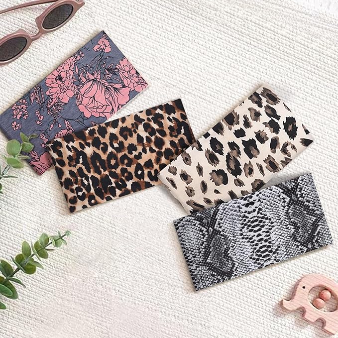 DiyJibb Boho Headbands for Women, 7PCS Fashion Wide Hair Bands for Summer Vacation & Music Festival