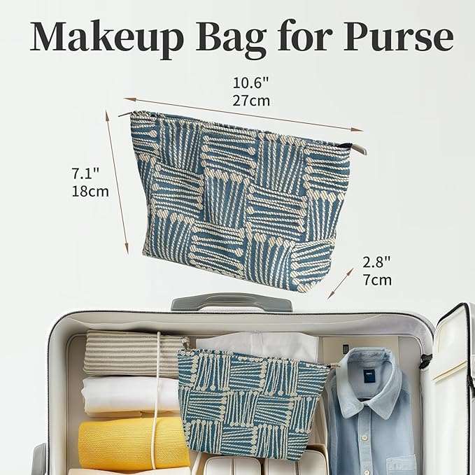 itgowisa Creative Makeup Bag for Women, Travel Makeup Pouch Purse Organizer