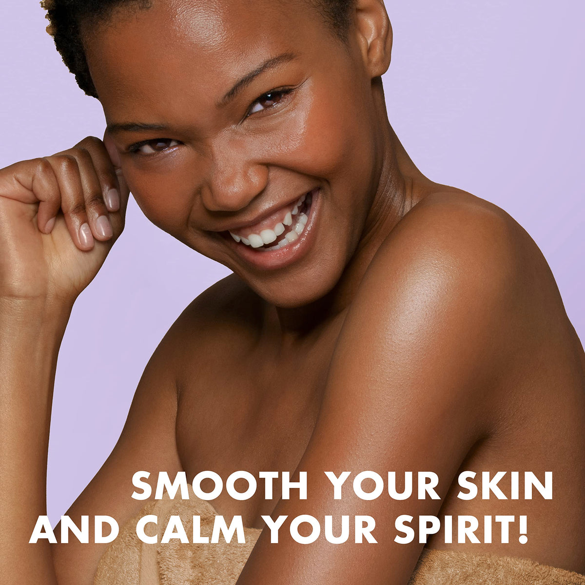 SheaMoisture Creme Body Scrub Lavender Calming Skin Care with Fair Trade Shea Butter 11.3 oz