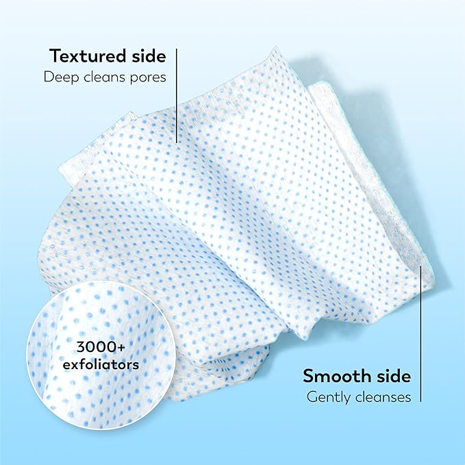 Olay Makeup Remover Wipes, Daily Facials Deep Clean Face Cleanser for Normal to Oily Skin, Alcohol & Fragrance Free, Soft Face Wash Towels, Travel Essentials for Women, Convenient Dry Cloths, 66 ct