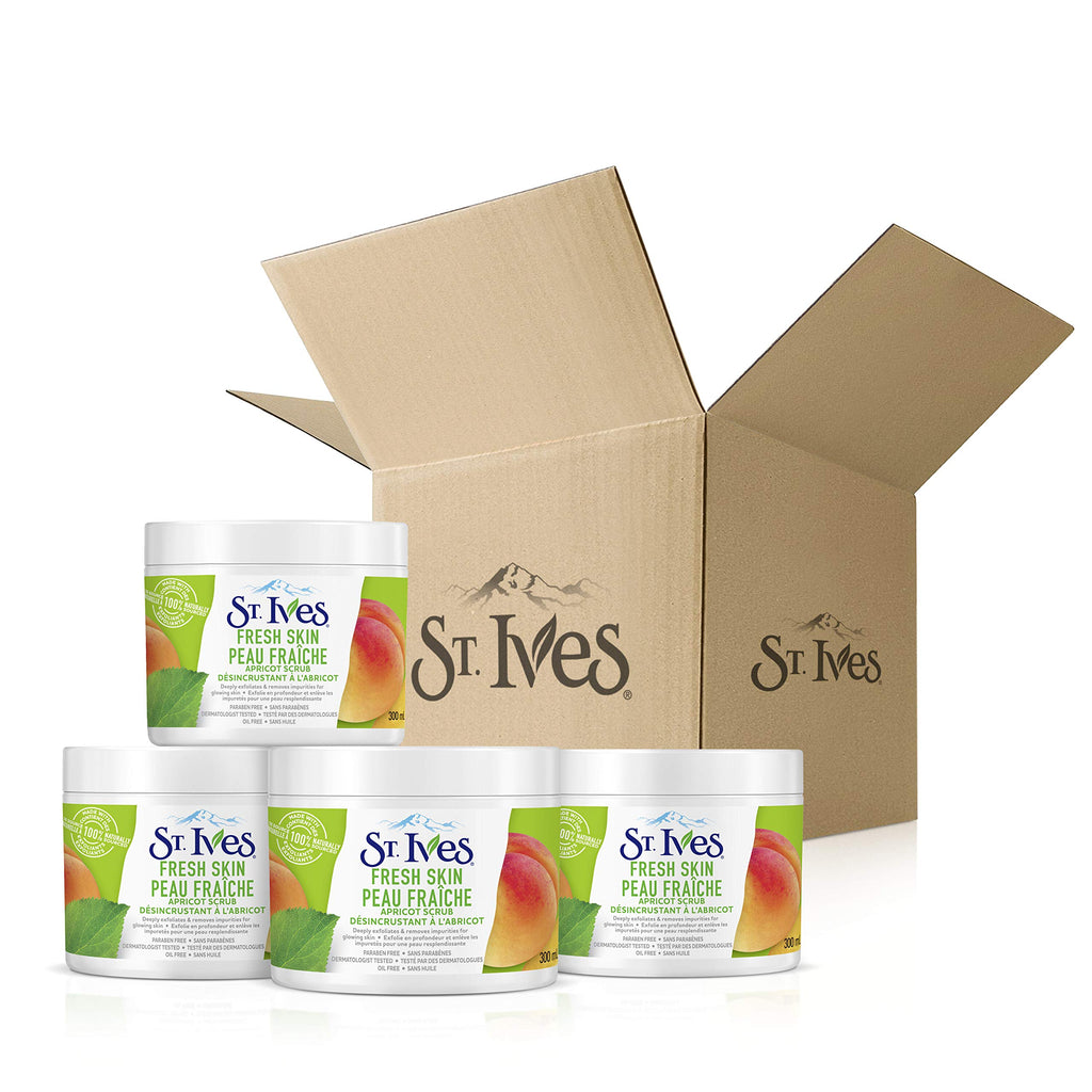 St. Ives Fresh Skin Facial Scrub 300ml/10.14 Fl.oz {Imported from Canada}