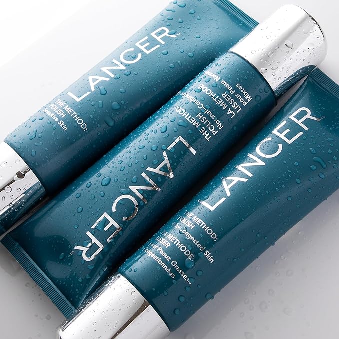Lancer Skincare | The Method: Polish Facial Exfoliator | Face Scrub with Natural Mineral | Exfoliating Face Scrub for Sensitive Dehydrated Skin | Daily Skin Polish | Dermatologist Developed | 4.2fl oz