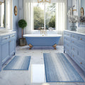 BSICPRO Bathroom Rugs Sets 2 Piece, Non Slip Bath Mats, Lavender Purple