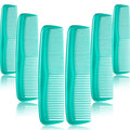 Leinuosen 12 Pieces Pocket Hair Combs, Fine Tooth Combs, Cyan-blue