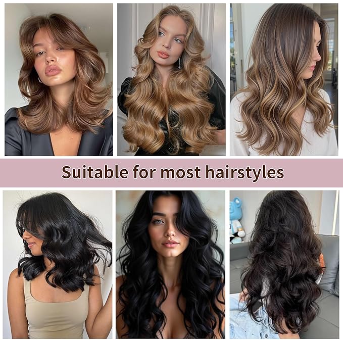 Heatless Curls Overnight Hair Curler - 3 Pcs Curling Rod to Sleep In, Velvet Hair Rollers with Satin Hair Scarf Girl's gift (Leopard Print)