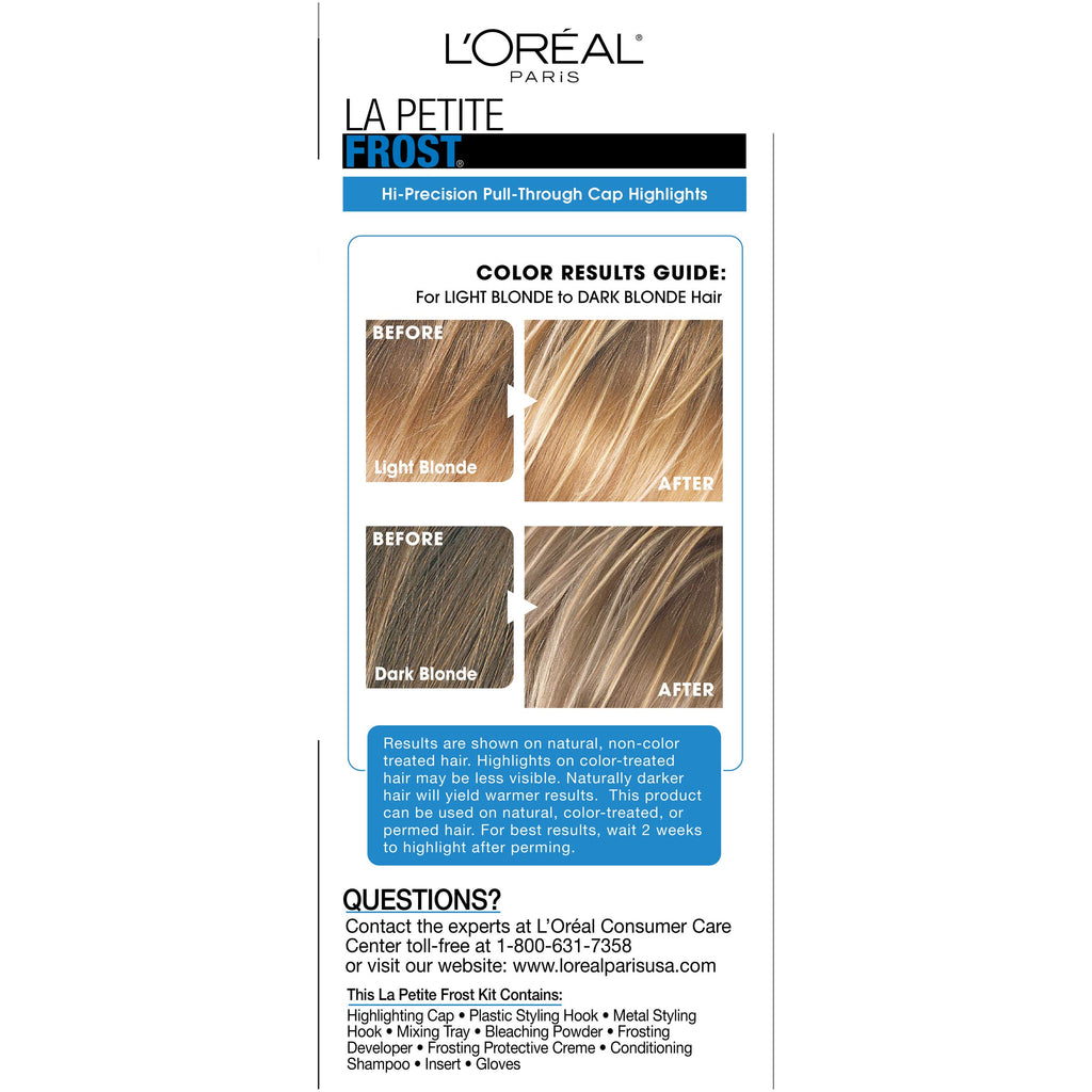 L'Oreal Paris Professional Techniques La Petite Frost Chardonnay, 1-Count