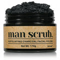 Men’s Charcoal Exfoliating Face Scrub – Gritty Facial Cleanser With Pumice & Sugar - For Blackheads, Oil Control, Acne, Rough Skin, Clogged Pores & Post-Shave Bumps