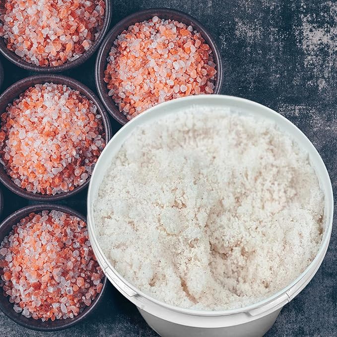 The Midwest Sea Salt Company - Exfoliating Himalayan Salt Scrub - 128oz - Unscented - Exfoliating Body Scrub