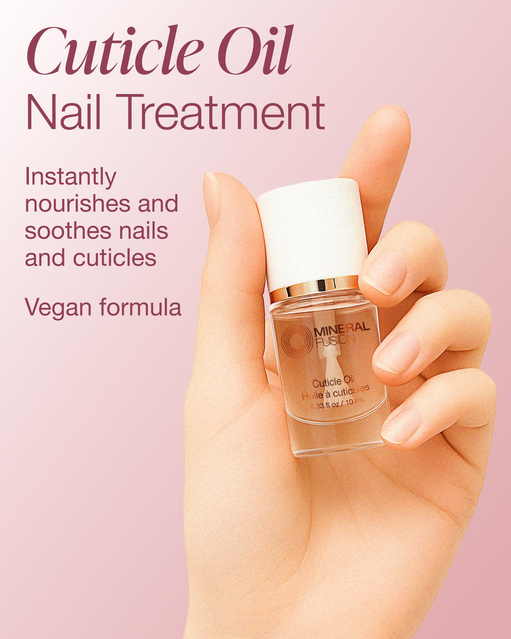 Mineral Fusion Cuticle Oil Nail Treatment, 0.33 oz