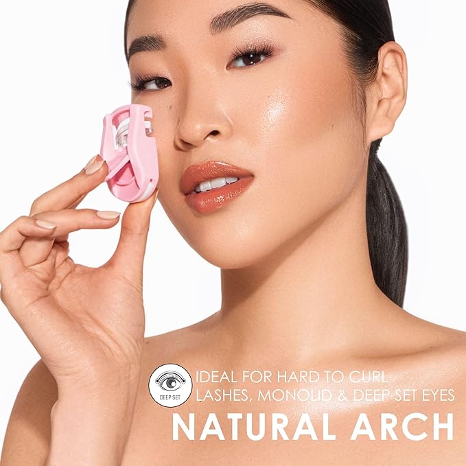JAPONESQUE Travel Eyelash Curler (Pink, 2 Pack)