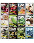 DERMAL Super Food Face Masks Skincare- 12 Pack Facial Sheet Mask for a Glowing Refreshing Skin- Moisturizing Sheet Masks for Face Enriched with Natural Ingredients for All Skin Types