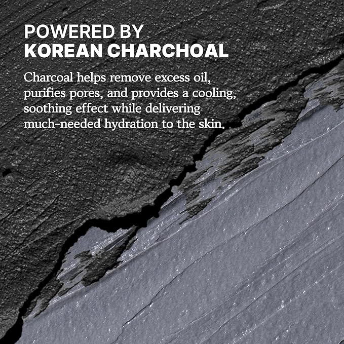 HEEDA All-In-One Double Cleansing Duo, Charcoal Ceramide Cleansing Balm & Hyaluronic Acid Foam Cleanser for Deep Purifying, Hydrating, and Balanced Skin (K-Beauty Vegan Skincare Set)