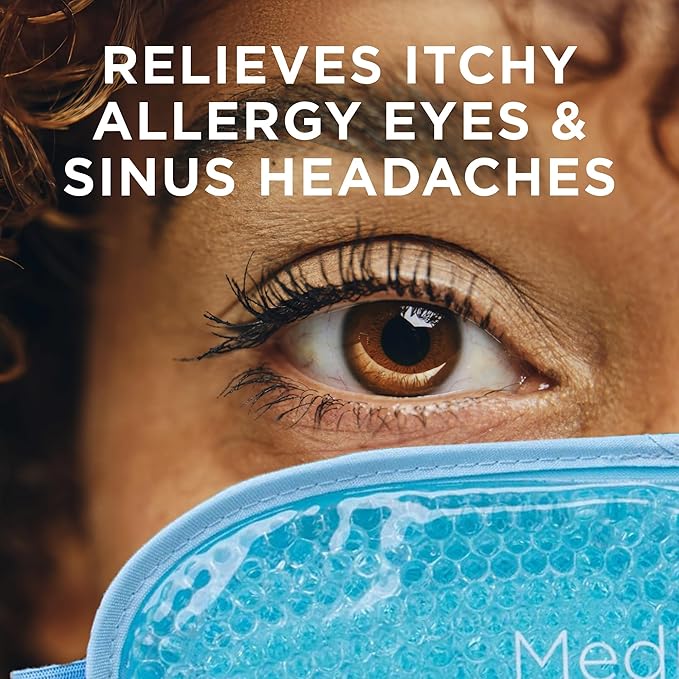 MediViz Cooling Gel Eye Mask, Blue