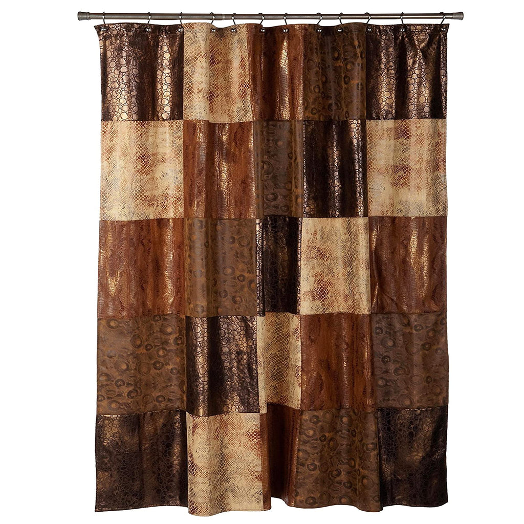Zahari Home 13pc Rose Vine Bathroom Sheer Shower Curtain Sets Sheer Shower Curtain & 12 Shower Bathroom Hooks Modern Classic Luxury Contemporary Decor Beige Shower Curtain Set