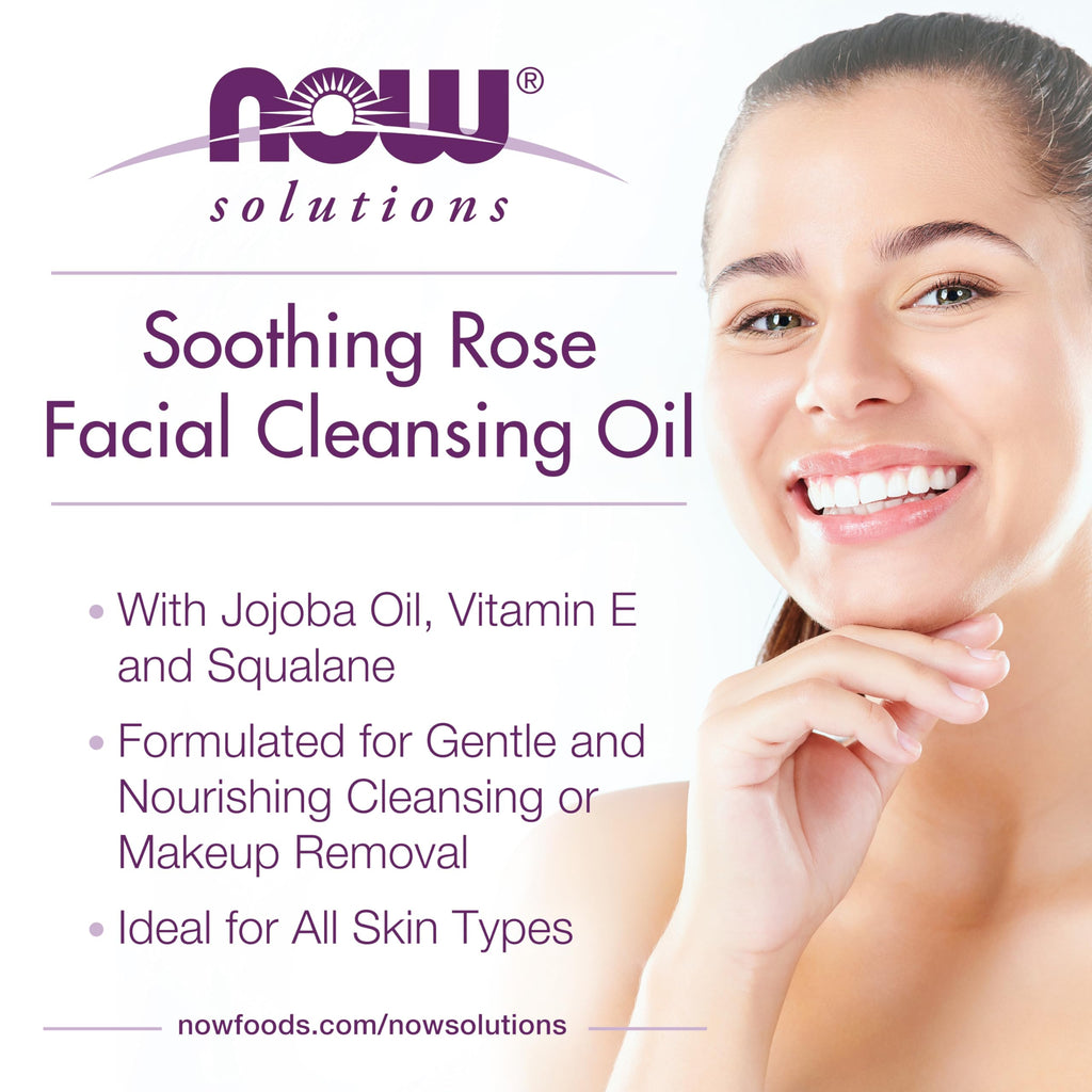 NOW Solutions, Soothing Rose Facial Cleansing Oil, 4 fl. oz