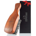 ZilberHaar Major Hair & Beard Brush, Stiff Boar Bristles, Natural Hardwood
