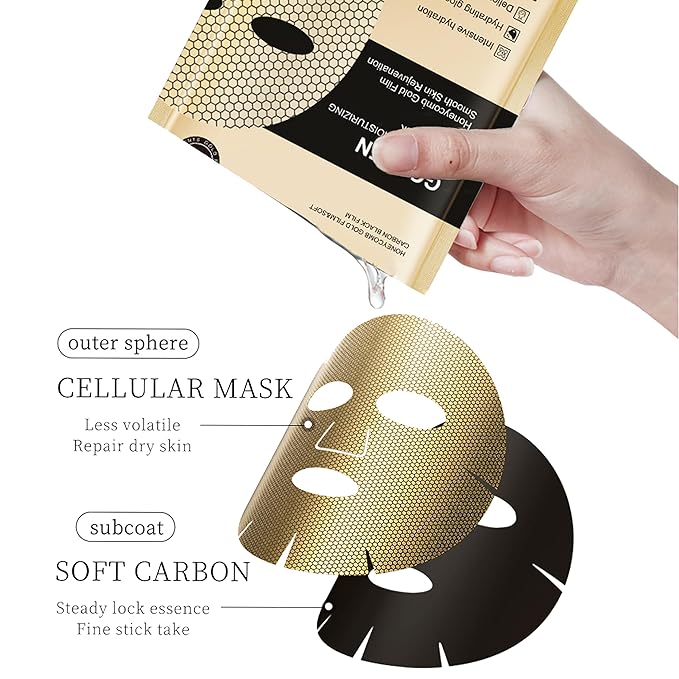 Meleell Collagen Face Masks Variety Set, 55 Pack