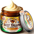 Beef Tallow for Skin - Moisturizer Cream - 100% Grass Fed - Whipped Beef Tallow - Manuka Honey - Organic Jojoba Oil, Shea Butter - Supports Eczema, Rosacea - USA - Fragrence Free - 4 oz