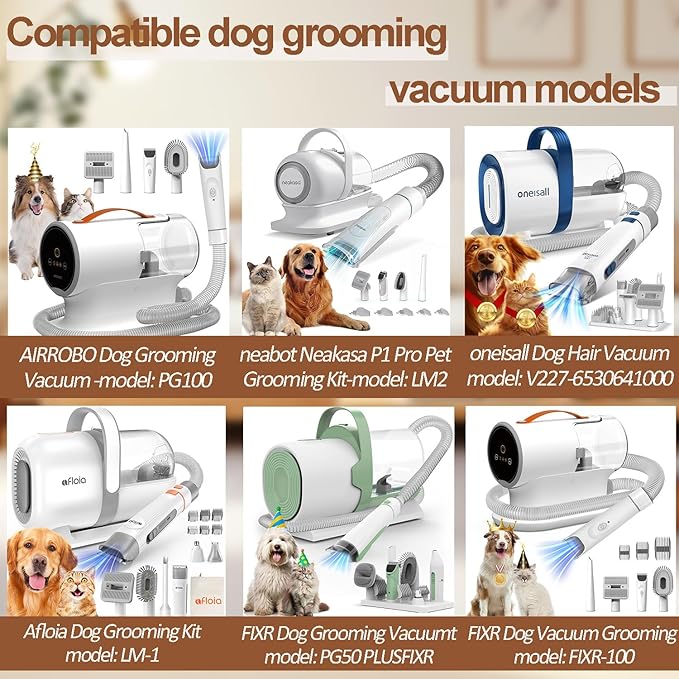 Carrying Bag for Dog Grooming Vacuum, Portable Outdoor Pet Hair Vacuum Travel Carrier Case Bag Compatible with AIRROBO, Oneisall, Dog Grooming Vacuum