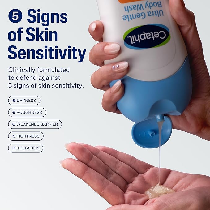 Cetaphil Ultra Gentle Refreshing Body Wash, Hypoallergenic, 16.9 fl oz