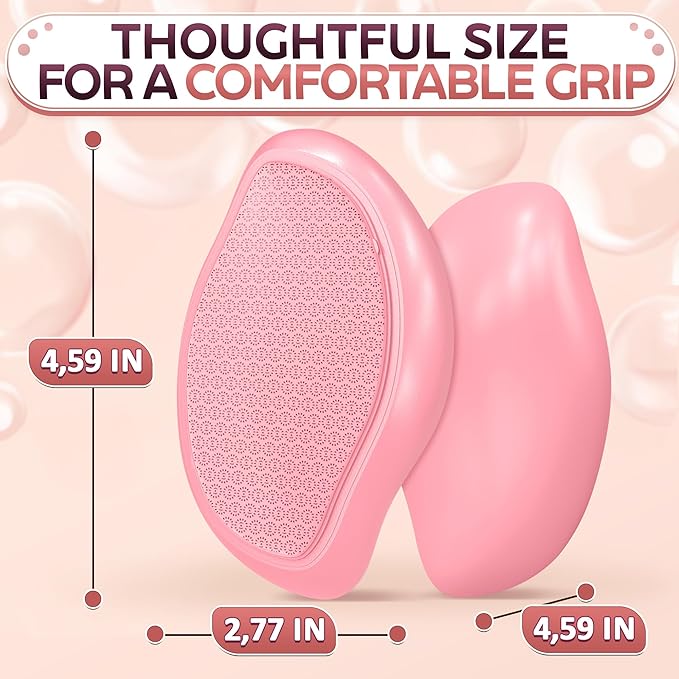 Nano Glass Foot File – 4.6" Glass Foot Callus Remover, Ergonomic Heel Scraper for Cracked Heels, Scratch-Resistant & Non-Wearing – Moisture-Resistant & Gentle Cleansing, Designed for Wet or Dry Use