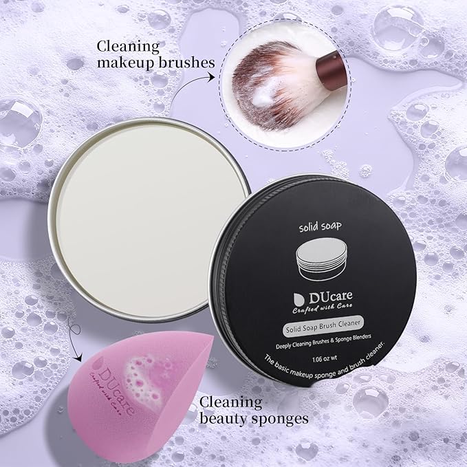 DUcare Brush Wash Bar - Gentle Makeup Brush Washing Bar