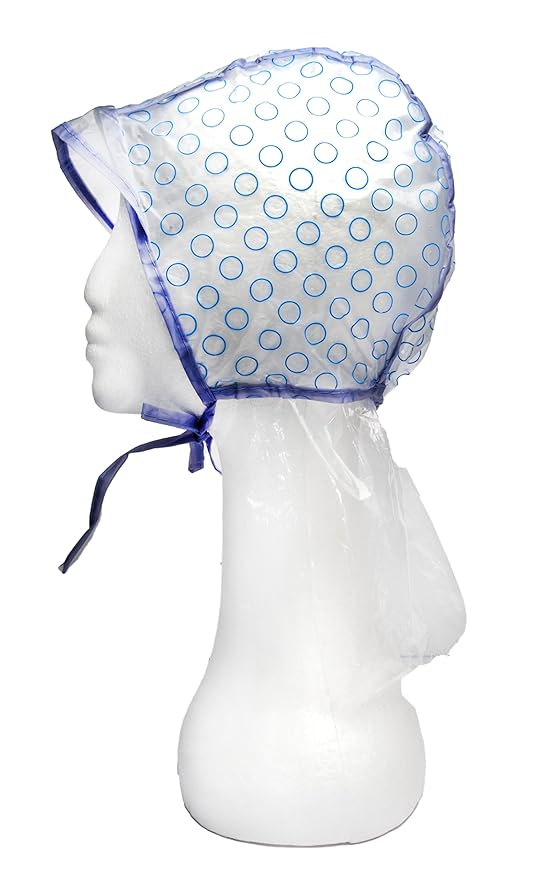 Diane Extend-A-Cap Salon Hair Caps with Metal Hook for Highlights Clear Extra Large D729, 12 Count (Pack of 1)