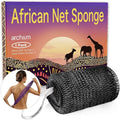 ARCH&M African Exfoliating Net Sponge Authentic, 53" Extra-Long Loofah