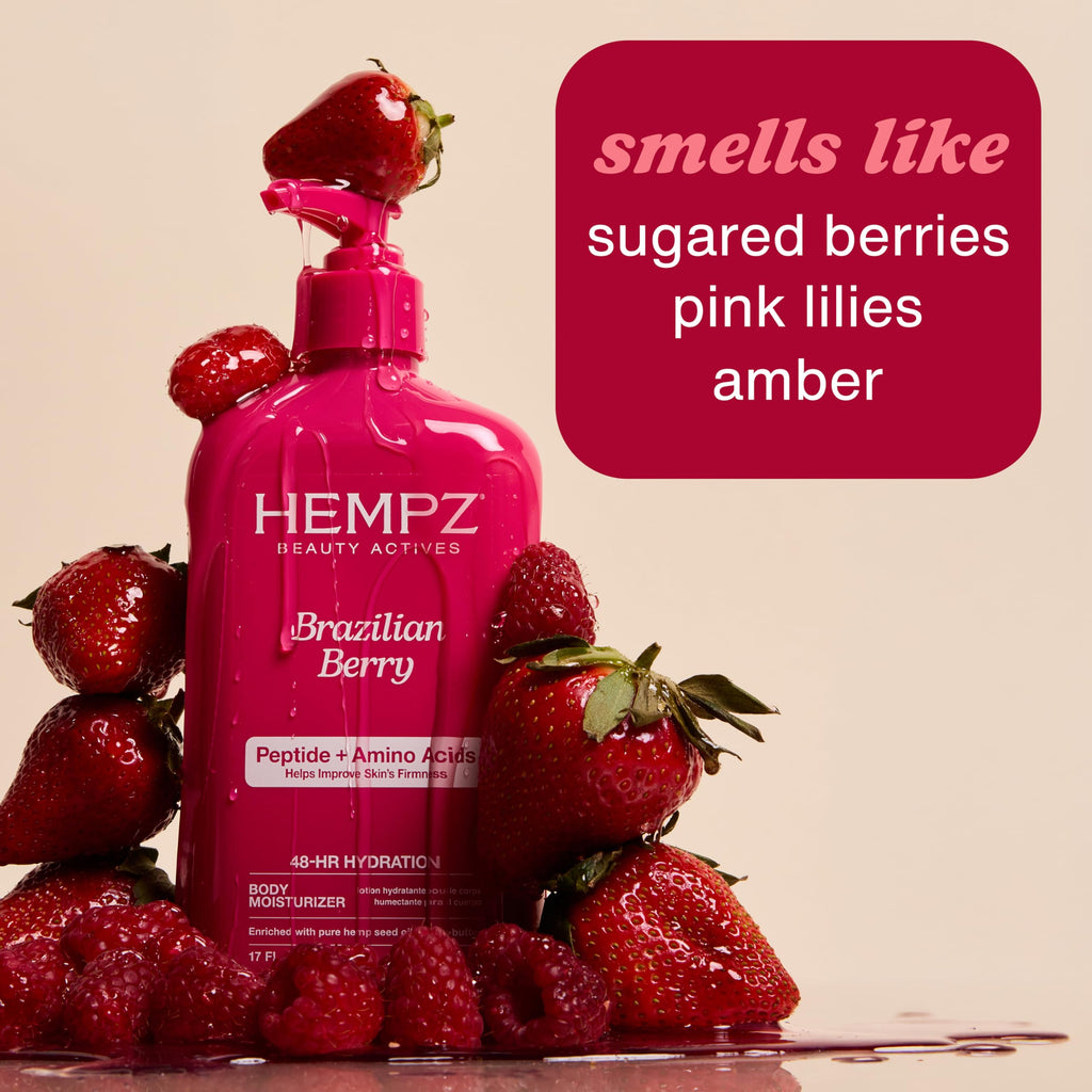 Hempz Brazilian Berry Moisturizing Body Lotion - 17 Fl Oz