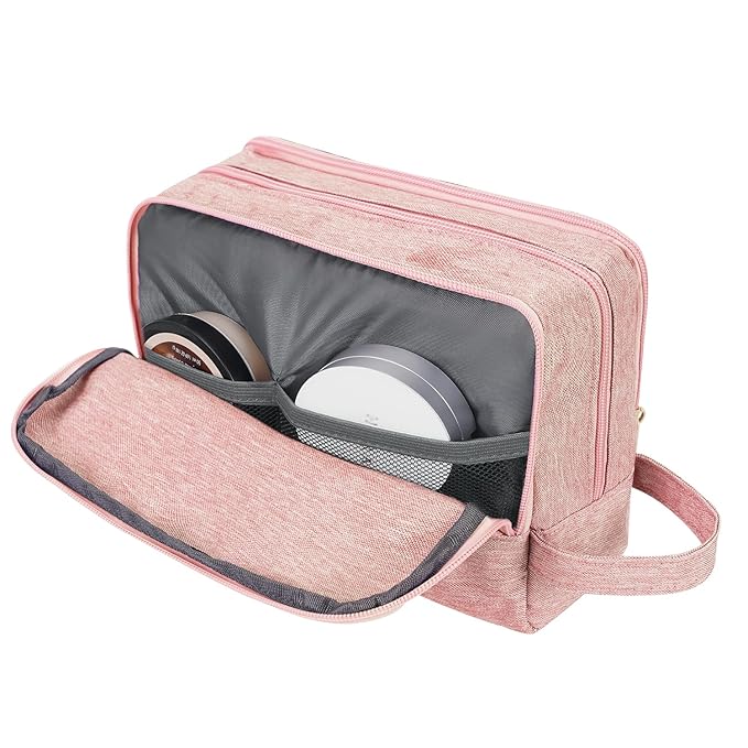 WANDF Travel Toiletry Bag for Men, Small Dopp Kit for Toiletries