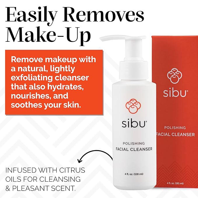 sibu Sea Buckthorn Polishing Facial Cleanser & Face Wash (4oz)