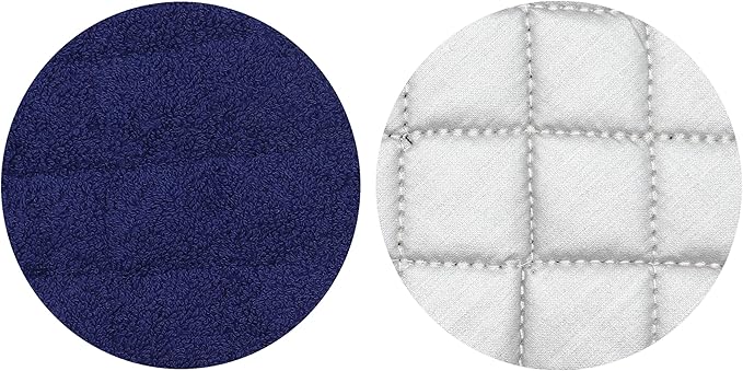 GQZLUCK Cotton Pot Holders, Hot Pads for Kitchen,Set of 4, Navy Blue