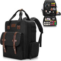 BAFASO Large Capacity Barber Case, Travel Hairdresser Bag, Black