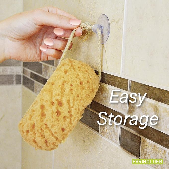 GROOVI BEAUTY Foam Body Sponge for Exfoliating Large Scrubber for a Relaxing Shower or Bath, Pack of 2
