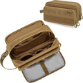 Prokva Tactical Toiletry Travel Bag for Men, Dopp Kit Shaving Organizer Bag