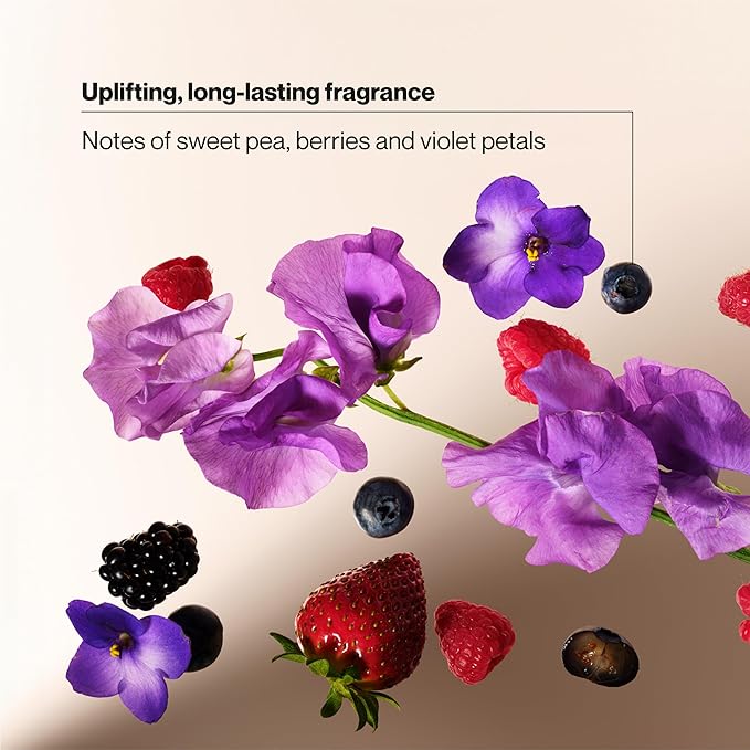 Suave Moisturizing Body Wash, with Sweet Pea Violet and Vitamin E Extract, No Parabens, No Phtahaltes, 18 Fl Oz (Pack of 6)