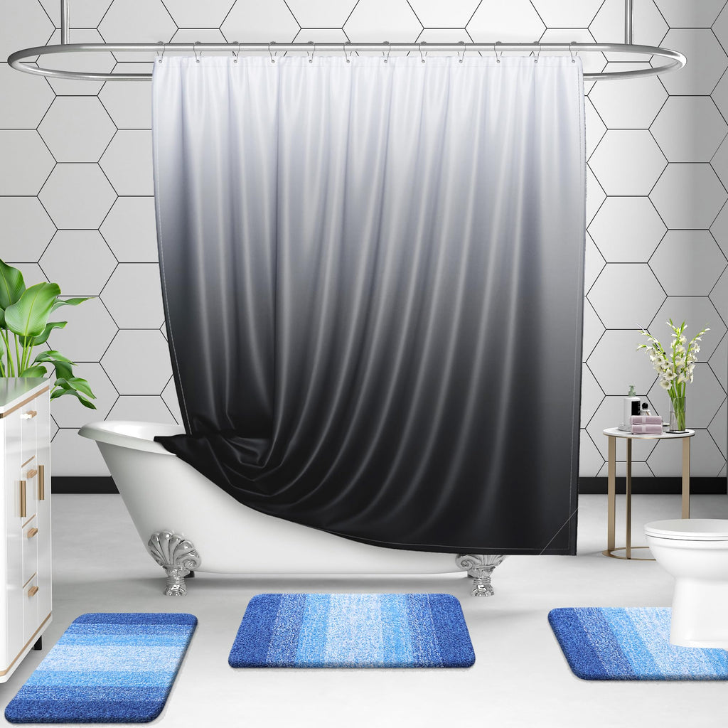 OLANLY Microfiber Bathroom Rugs Sets 3 Piece, 30"x20"+24"x16"+24"x20"