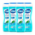 Dial Body Wash, Hydraclean Complex & Vitamin E, Gentle, Leaves Skin Feeling Nourished, Dermatologist-Tested, No Parabens & Sulfates, Refresh & Renew, Spring Water, 16 Fl Oz (Pack of 4)
