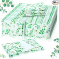 Geyee 50 Packs Tissue Travel Size Facial Paper Napkins Travel Packs Disposable Pocket Tissues for Wedding Guest Traveling School Purse Home Supplies, 500 Sheets 3 Ply(Leaves)