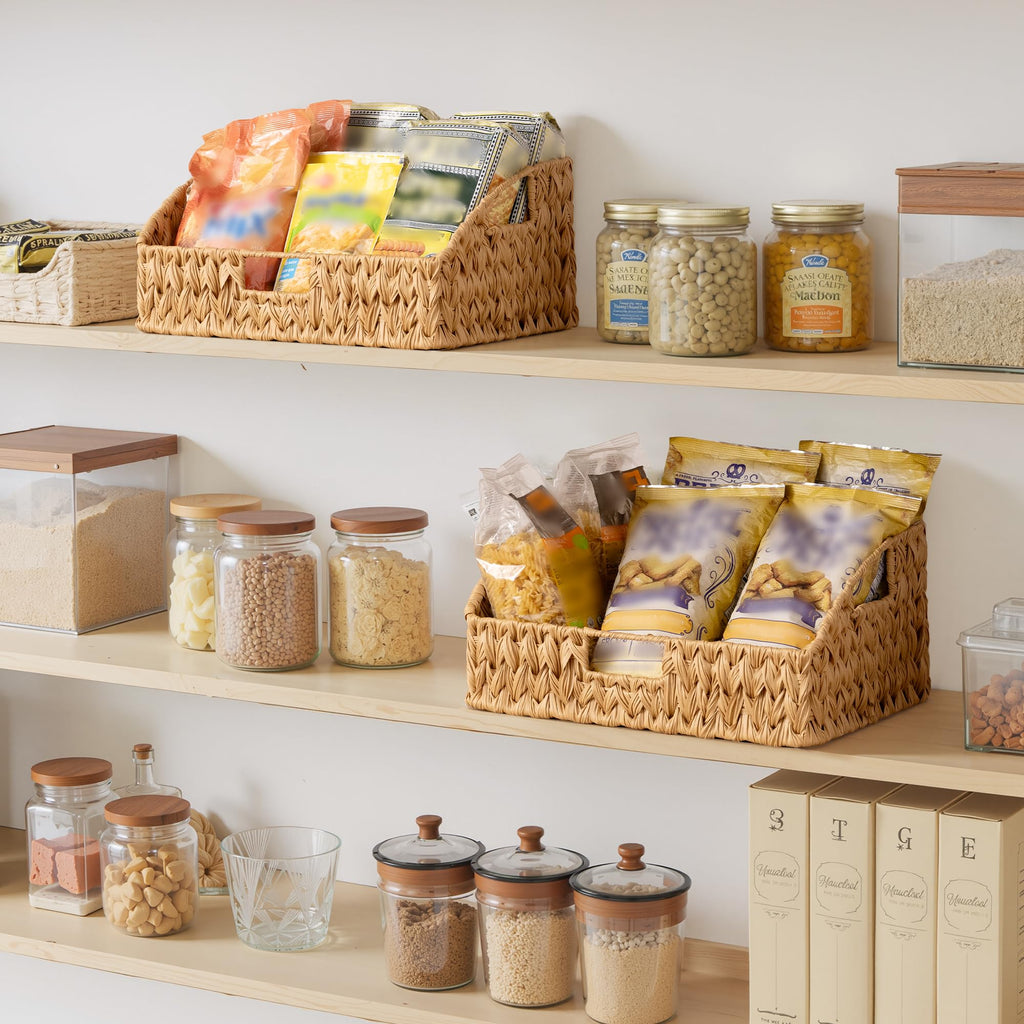 GRANNY SAYS Wicker Storage Basket for Shelves, Large Wicker Basket