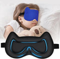 Kids Sleep Mask for Sleeping – Soft 3D Contoured Eye Mask for Kids, Comfortable No-Pressure Eye Cover with Memory Foam for Travel, Naps & Airplane, Boys & Girls (Royal Blue)