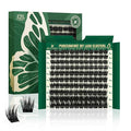 KEYYOU Lash Clusters 120pcs Eyelash Clusters 10-18mix D Curl Cluster Lashes Thick Super Soft Wispy DIY Eyelash Extension at Home(PC02-D-10-18MIX)