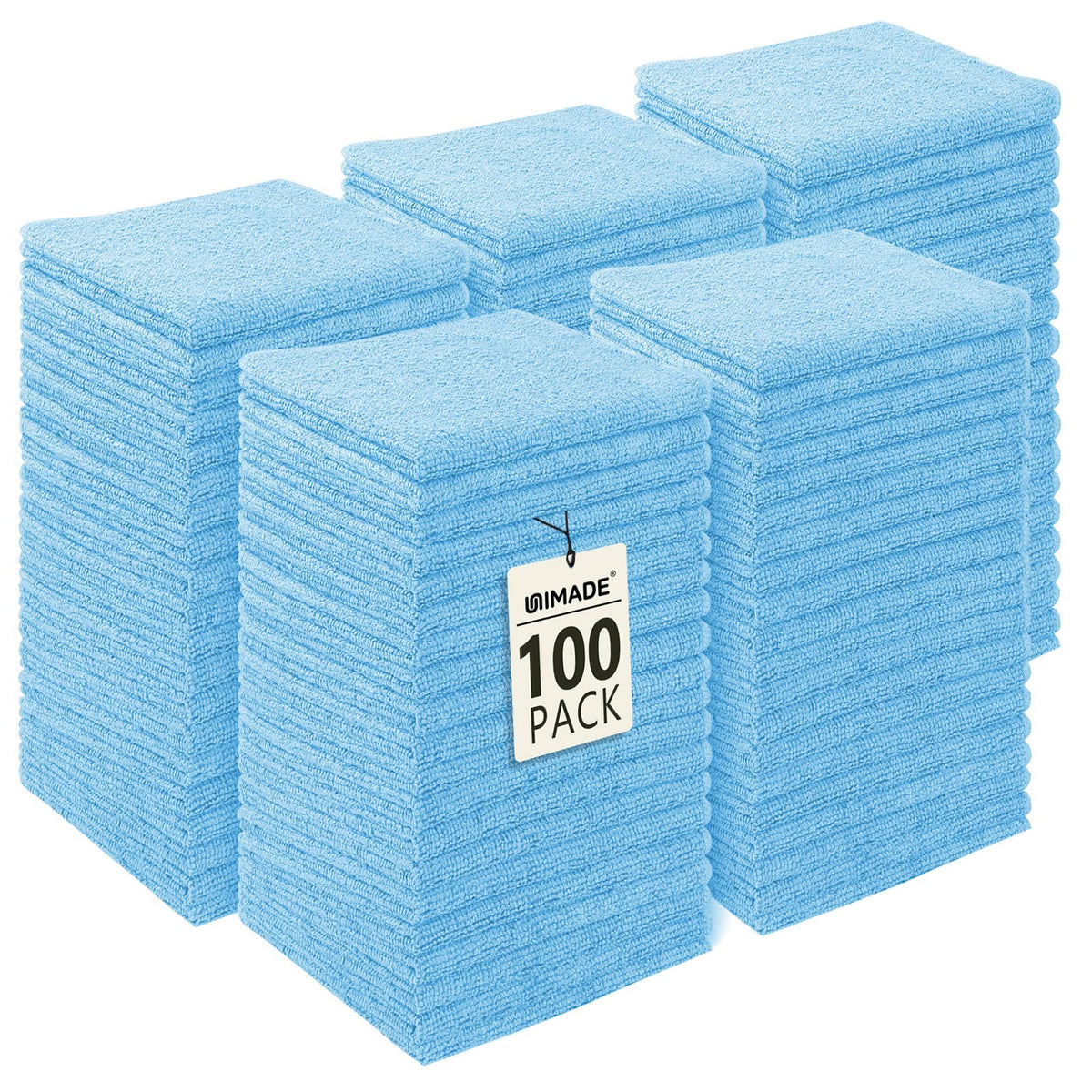 UNIMADE Washcloths 20 Pack Face Towels (12" x 12"), Highly Soft Wash Cloths