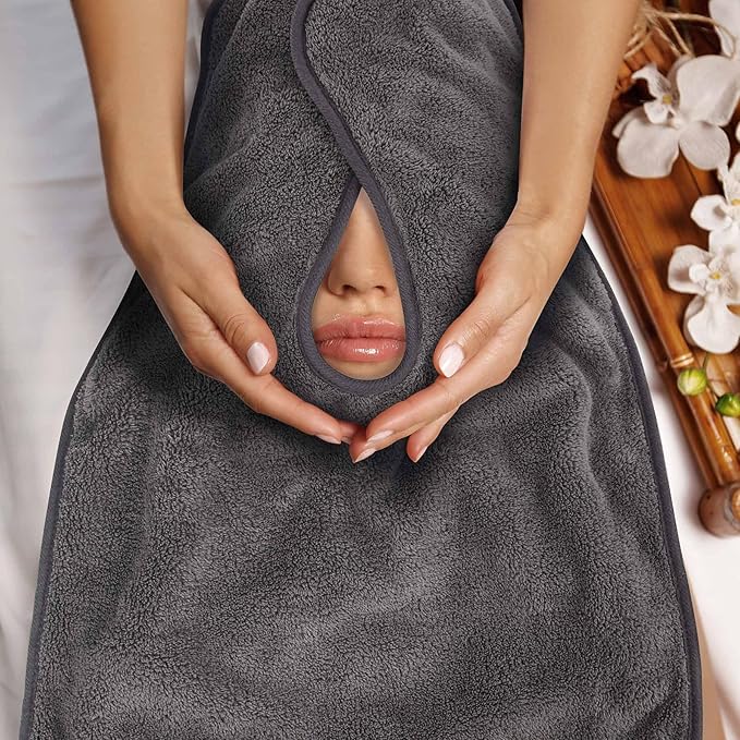 BREENHILL 6 Pack Facial Towels for Estheticians Soft, Spa Towels for Facial, Comfortable Extra Thick Massage Face Towels, Professional Esthetician Equipment