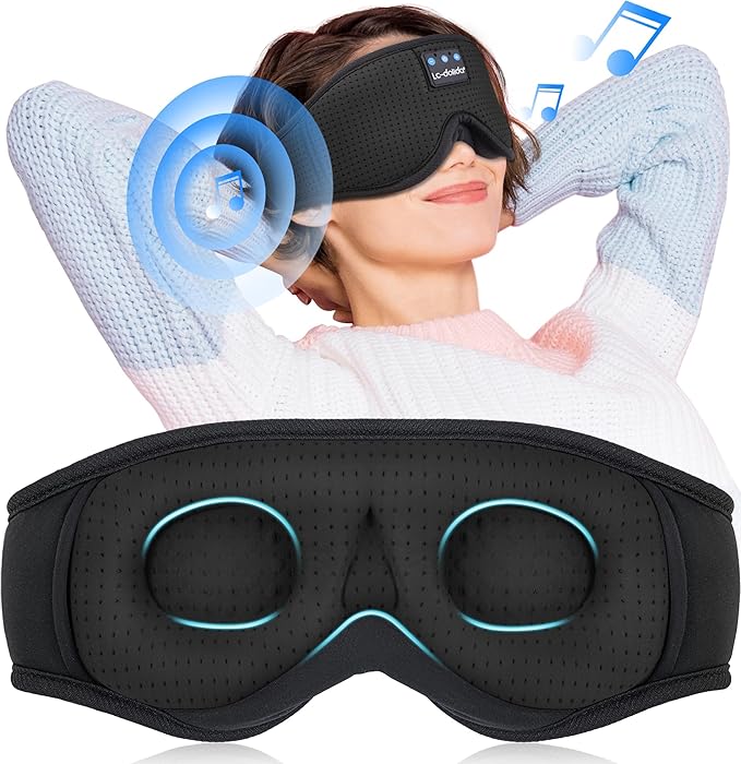 Bluetooth Headphones Weighted Sleeping Mask 3D Eye Mask