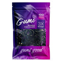 Gumi good Black Elastics 3/4 inch Hair Band Small for Thick or Thin Hair