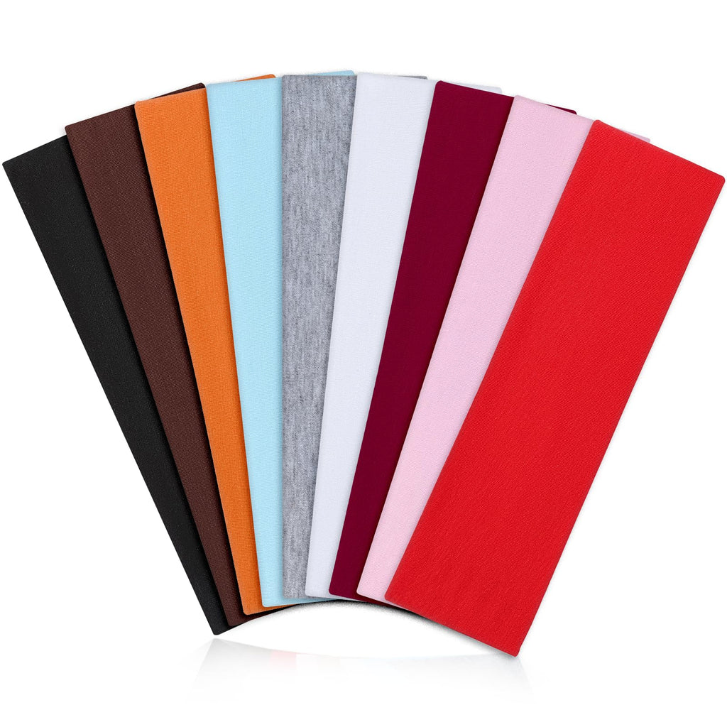 9 Pack Headbands for Women Non Slip - Elastic Hair Bands for Women's Hair