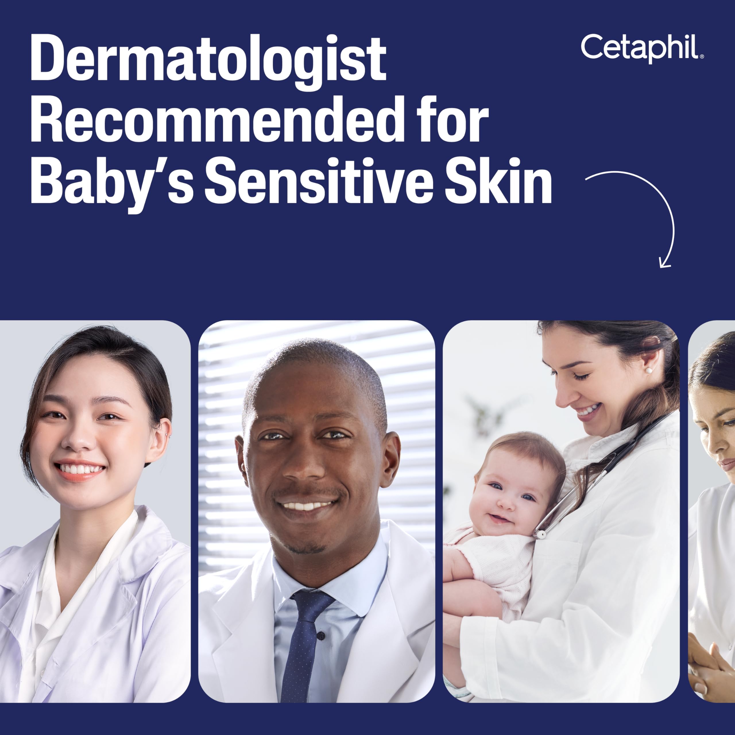 Cetaphil Baby Wash & Shampoo + Lotion, Sensitive Skin, 13.5oz, 2ct